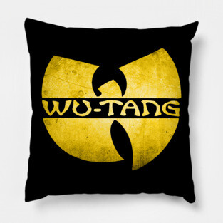 wutang!, wu-tang vintage, wutangclan shirt, yellow wutang Pillow
