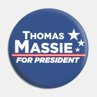 Thomas Massie for President Pin