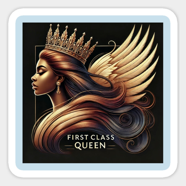 strong queen portrait Sticker by FirstClassQueen