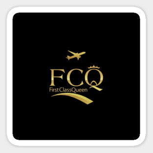 fcq FirstClassQueen logo Sticker