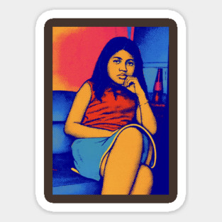 real queen sittings back Sticker