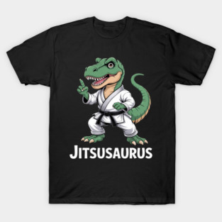Martial Arts Dinosaur Jitsusaurus T-Shirt