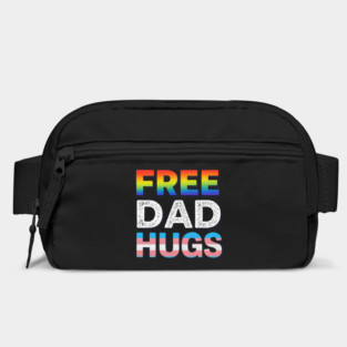 Free Dad Hugs LGBTQ Gay Pride Month Proud Ally Bag