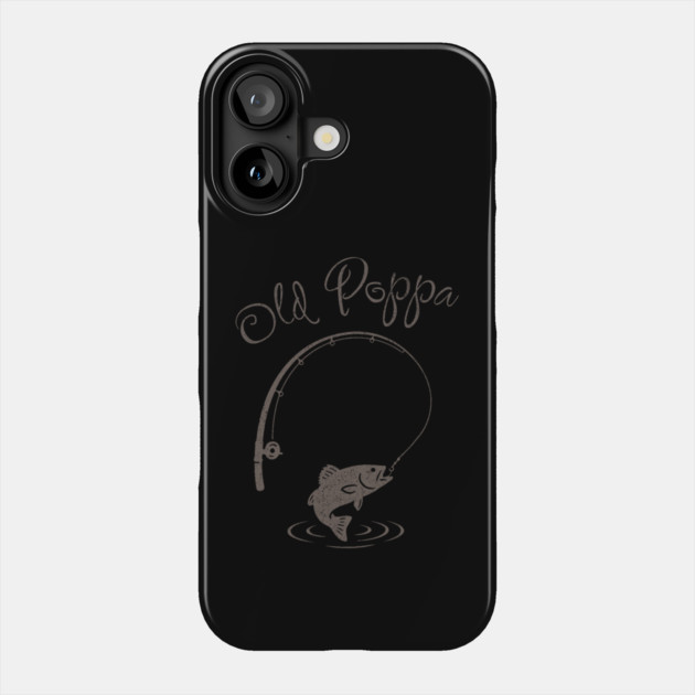 Old Papa Hooked For Life Phone Case by DonWillisJrArt