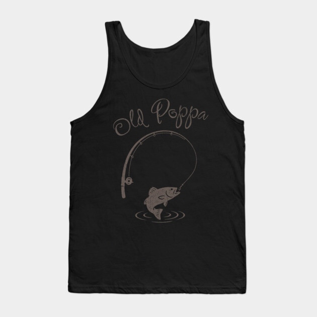 Old Papa Hooked For Life Tank Top by DonWillisJrArt
