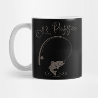 Old Papa Hooked For Life Mug