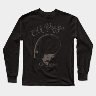 Old Papa Hooked For Life Long Sleeve T-Shirt