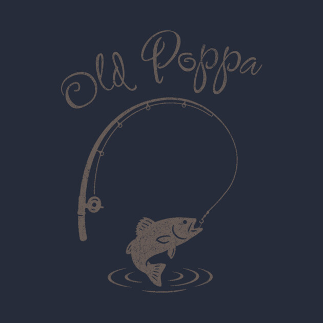 Old Papa Hooked For Life by DonWillisJrArt