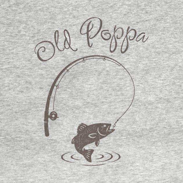 Old Papa Hooked For Life by DonWillisJrArt