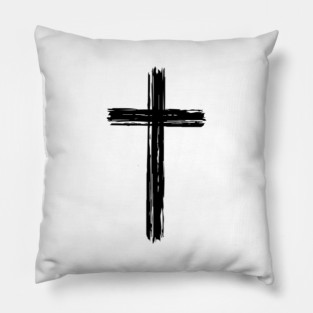 Christian cross Pillow