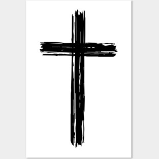Christian cross Posters and Art