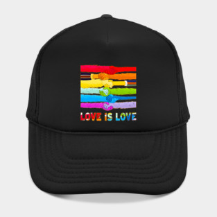 Lgbt Pride Love Is Love Muppet Hat