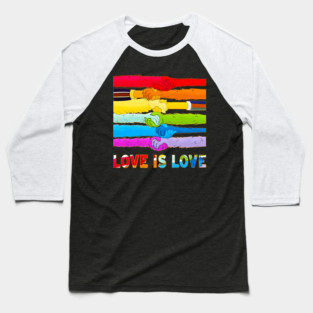 Lgbt Pride Love Is Love Muppet Baseball T-Shirt