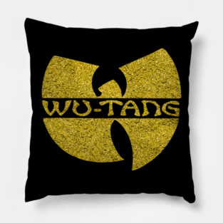 wutang!, wu-tang vintage, wutangclan shirt, yellow wutang Pillow