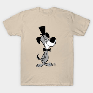 HUCKLEBERRY HOUND IN BLACK AND WHITE T-Shirt