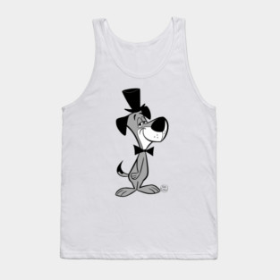 HUCKLEBERRY HOUND IN BLACK AND WHITE Tank Top