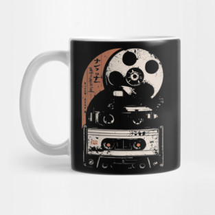 Retro Cassette Tape Japanese Vaporwave 80s Music Nostalgia Art Mug