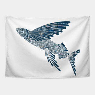 Flying Fish Tapestry