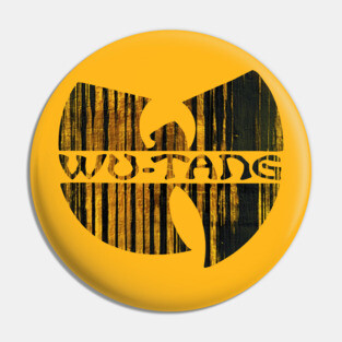 wutang!, wu-tang vintage, wutangclan shirt, yellow wutang Pin