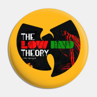 The Low End Theory, wutang!, wu-tang vintage, wutangclan shirt, yellow wutang Pin