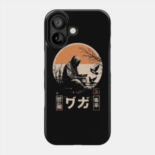 Urban Pigeon Whisperer - Vintage Japanese Cyberpunk Art Phone Case