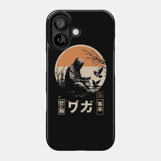 Urban Pigeon Whisperer - Vintage Japanese Cyberpunk Art Phone Case by TuncGK