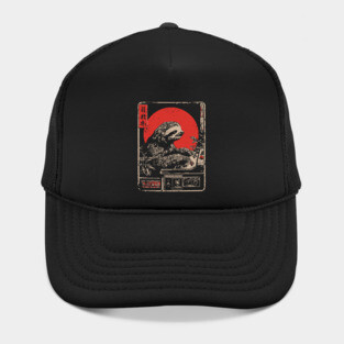 Gaming Sloth - Funny Japanese Vintage Retro Gamer Art Hat