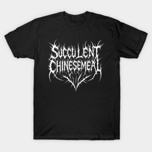 Succulent Chinese Meal Death Metal Band Logo T-Shirt