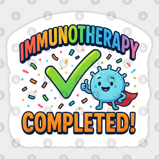 Immunotherapy Completed! Check Finished Cancer Treatments Sticker by Luxinda