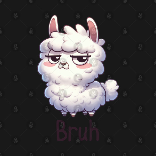 Funny Llama Bruh meme, Bro by Luxinda
