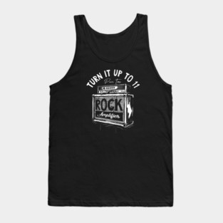 Crank It Up. High Gain Dark Tank Top