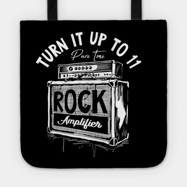 Crank It Up. High Gain Dark Tote by filiposwear