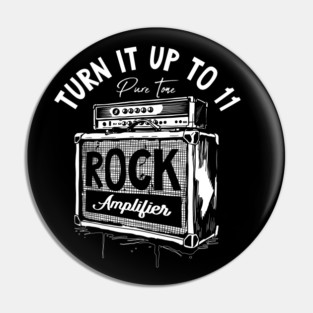 Crank It Up. High Gain Dark Pin