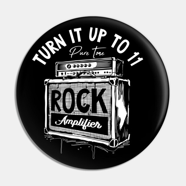 Crank It Up. High Gain Dark Pin by filiposwear