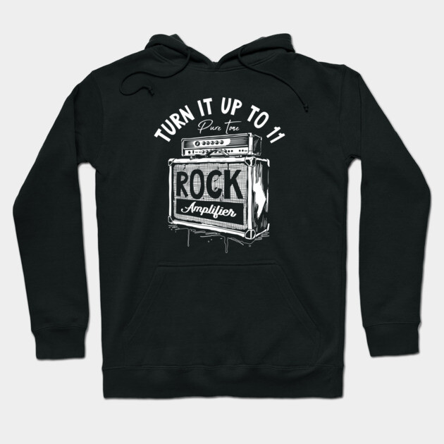 Crank It Up. High Gain Dark Hoodie by filiposwear