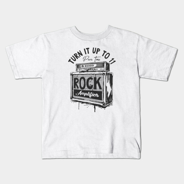 Crank It Up. High Gain Light Kids T-Shirt by filiposwear