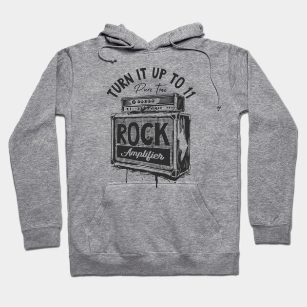 Crank It Up. High Gain Light Hoodie by filiposwear