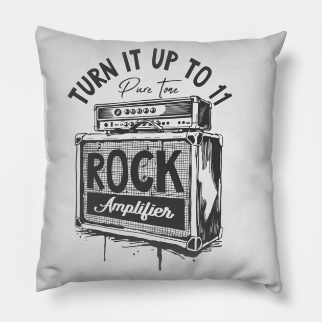 Crank It Up. High Gain Light Pillow by filiposwear