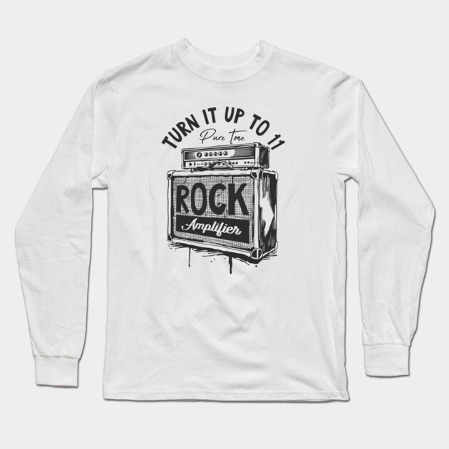 Crank It Up. High Gain Light Long Sleeve T-Shirt by filiposwear