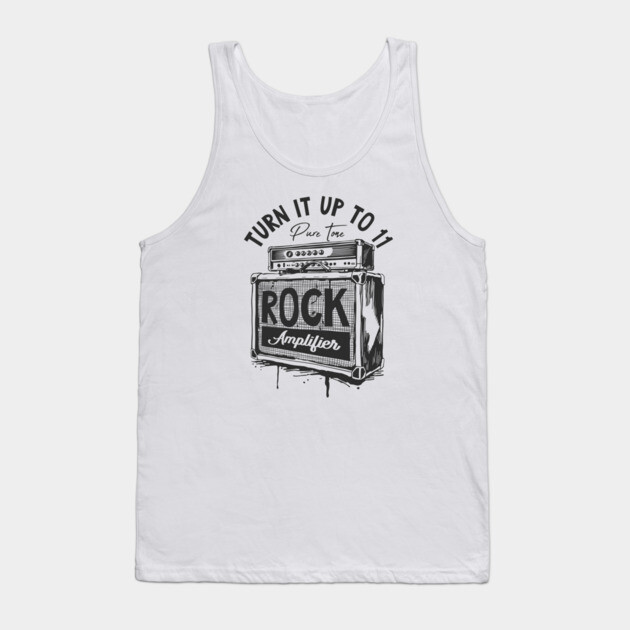 Crank It Up. High Gain Light Tank Top by filiposwear
