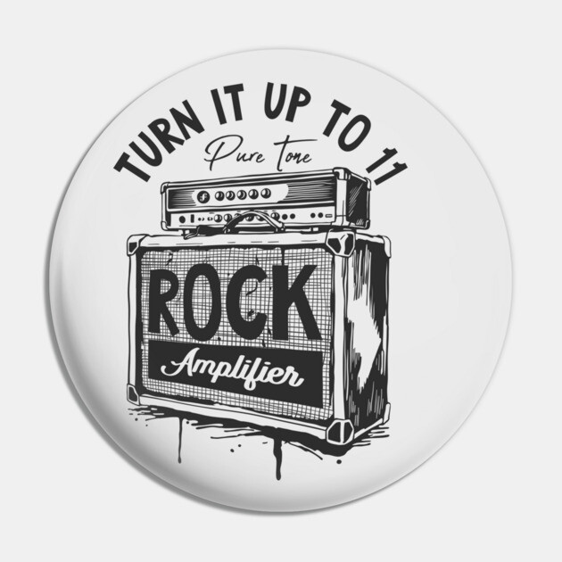 Crank It Up. High Gain Light Pin by filiposwear