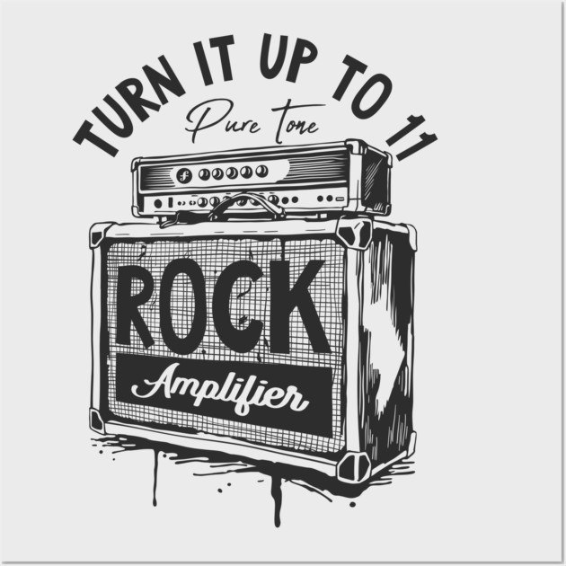 Crank It Up. High Gain Light Wall Art by filiposwear