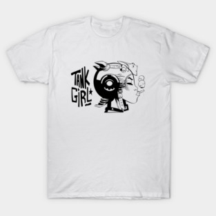 The Tank Girl Black logo T-Shirt