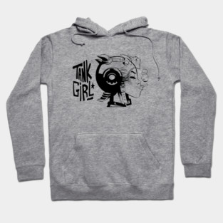 The Tank Girl Black logo Hoodie