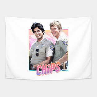 CHiPs - 80s tv Tapestry