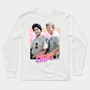 CHiPs - 80s tv Long Sleeve T-Shirt
