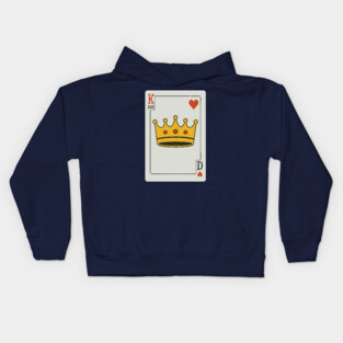 King of Dads Card Design Kids Hoodie