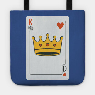 King of Dads Card Design Tote
