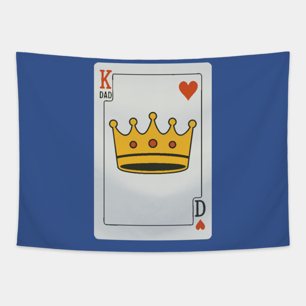 King of Dads Card Design Tapestry by DonWillisJrArt