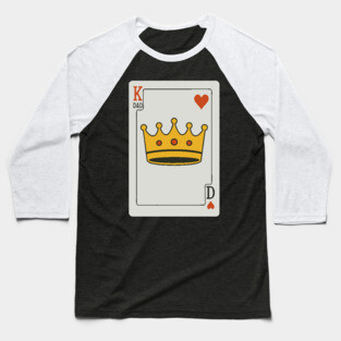 King of Dads Card Design Baseball T-Shirt